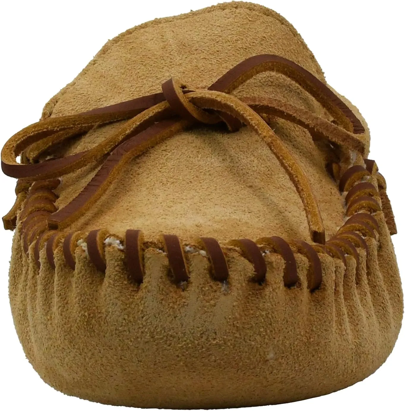 Minnetonka Men's Pile Lined Soft Leather Sole Slipper