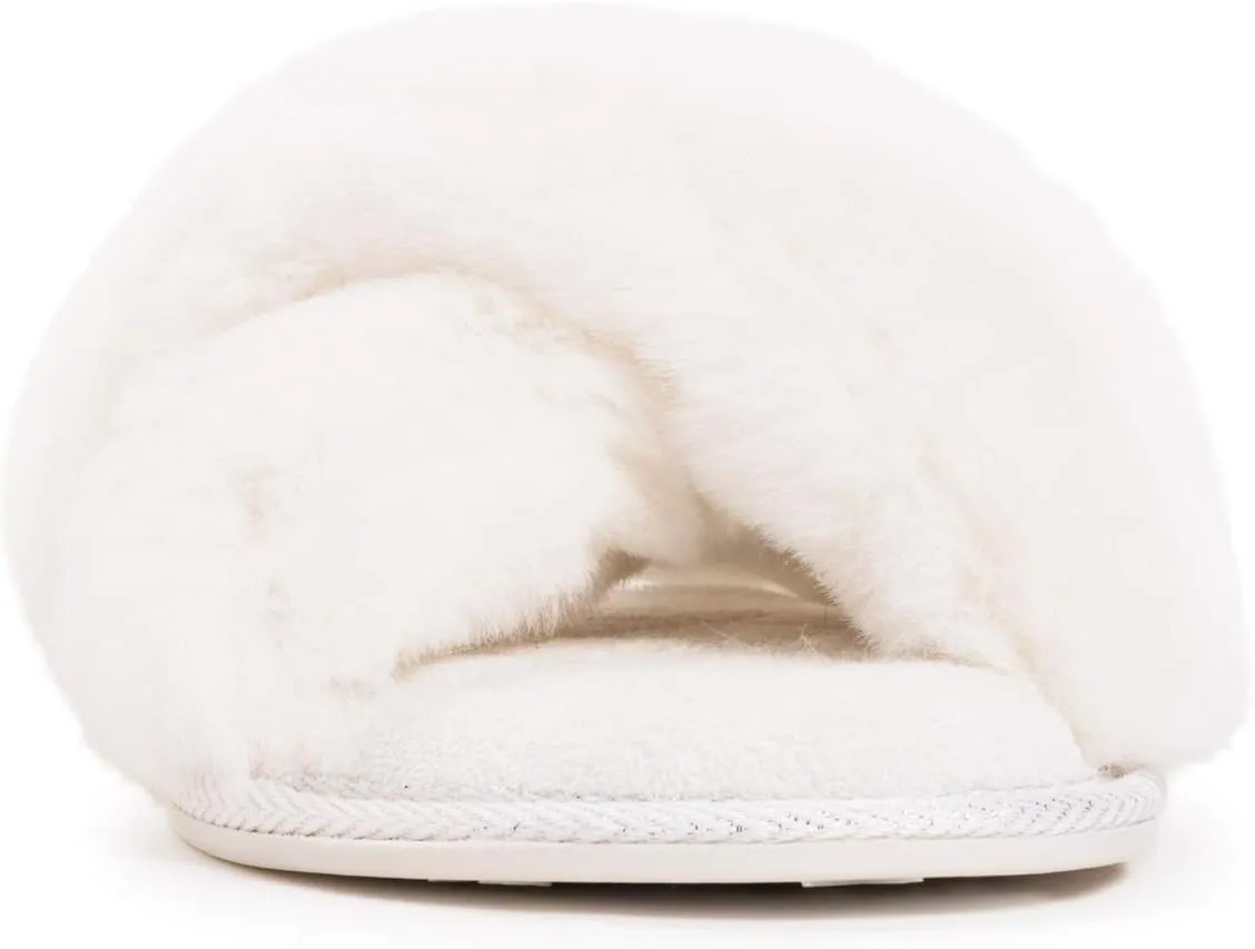 MUK LUKS Women's Perley Criss Cross Slipper
