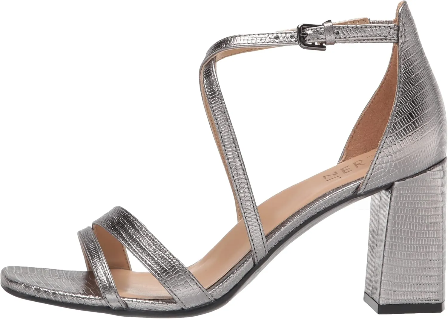 Naturalizer Women's Tiff Square Toe Block Heel Sandal