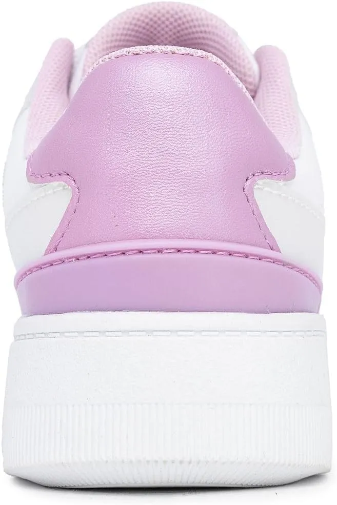 Nautica Girls Fashion Shoe - Lace-Up Low-Top Tennis Sneakers for Big Kids, Little Kids & Toddlers (Regular Heel/Platform Sole)