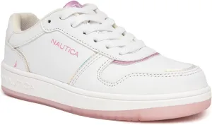 Nautica Girls Fashion Shoe - Lace-Up Low-Top Tennis Sneakers for Big Kids, Little Kids & Toddlers (Regular Heel/Platform Sole)
