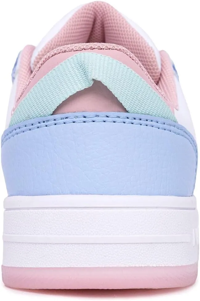 Nautica Girls Fashion Shoe - Lace-Up Low-Top Tennis Sneakers for Big Kids, Little Kids & Toddlers (Regular Heel/Platform Sole)
