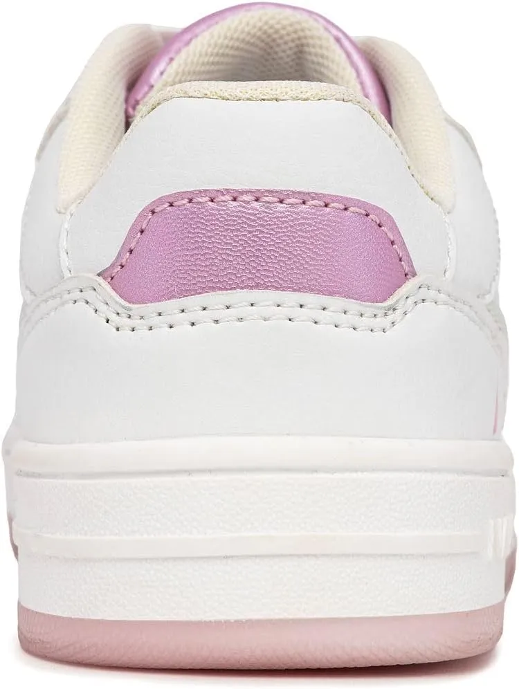 Nautica Girls Fashion Shoe - Lace-Up Low-Top Tennis Sneakers for Big Kids, Little Kids & Toddlers (Regular Heel/Platform Sole)
