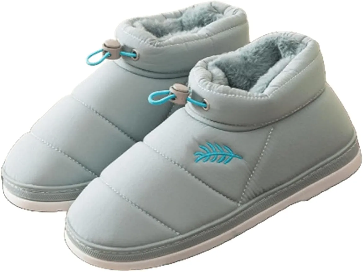 Nevka Fuzzy Slipper with Warm Plush Water & Wind Proof Non-slip Grip for Cozy Secure Steps Winter Comfort Redefined