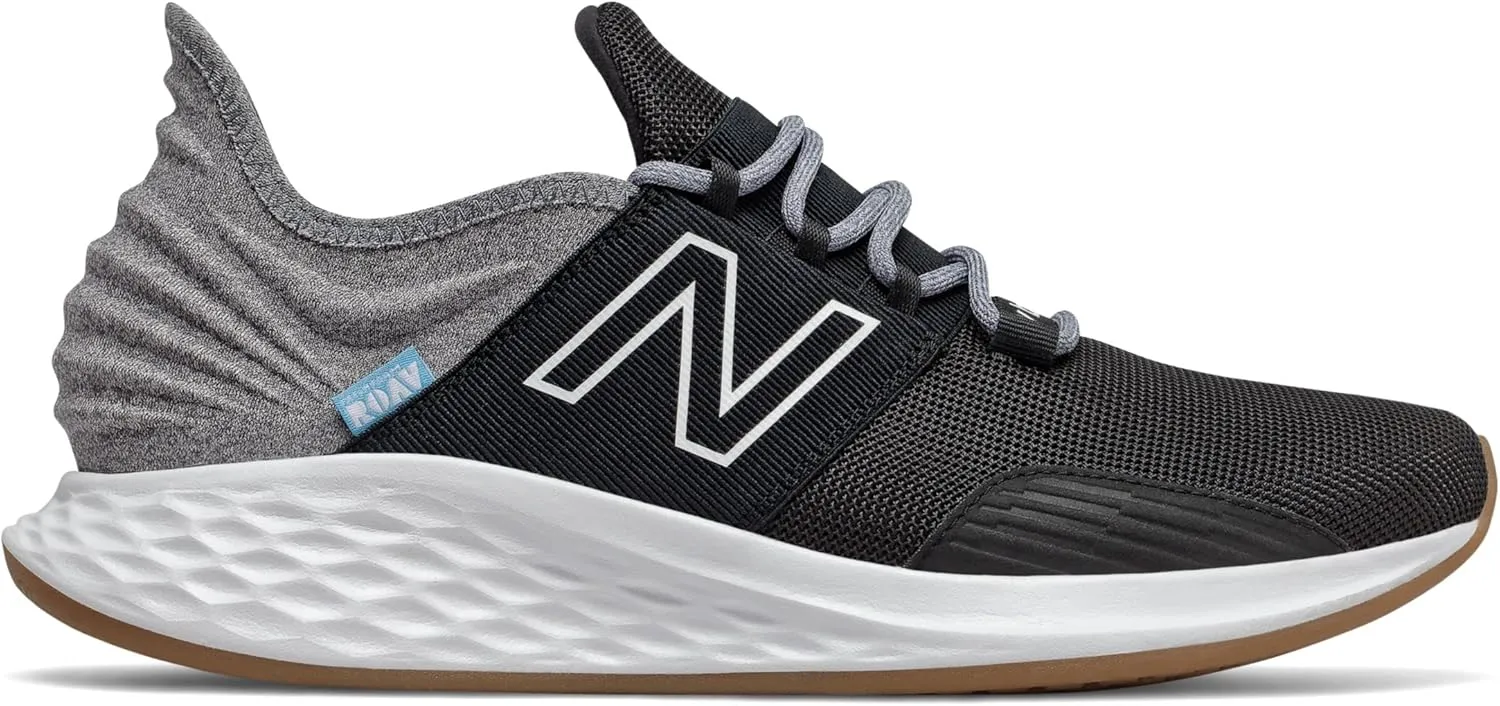 New Balance Men's Fresh Foam Roav V1 Sneaker, Black, 9-11