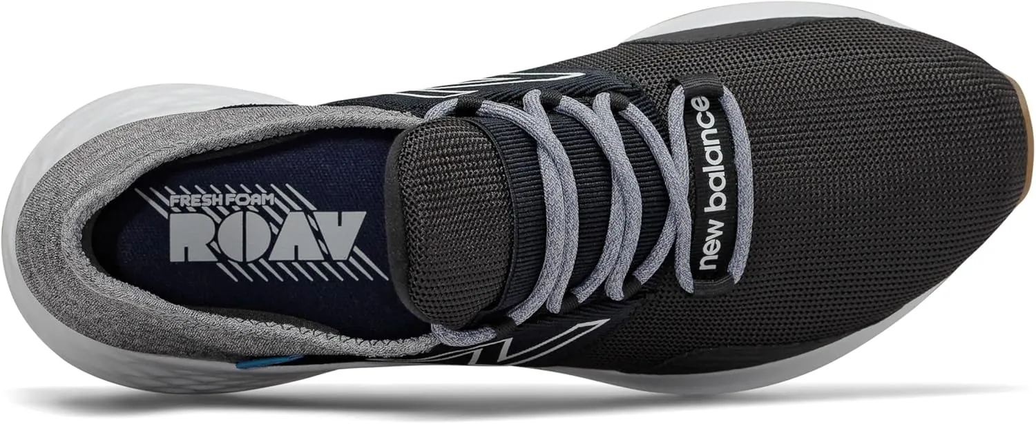 New Balance Men's Fresh Foam Roav V1 Sneaker, Black, 9-11
