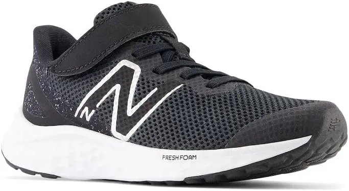New Balance Unisex-Child Fresh Foam Arishi V4 Hook & Loop Running Shoe
