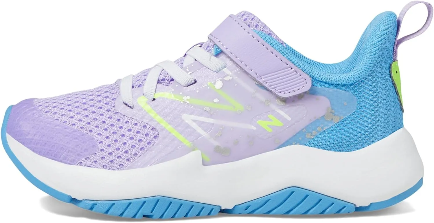 New Balance Unisex-Child Rave Run V2 Bungee Lace with Top Strap Shoe