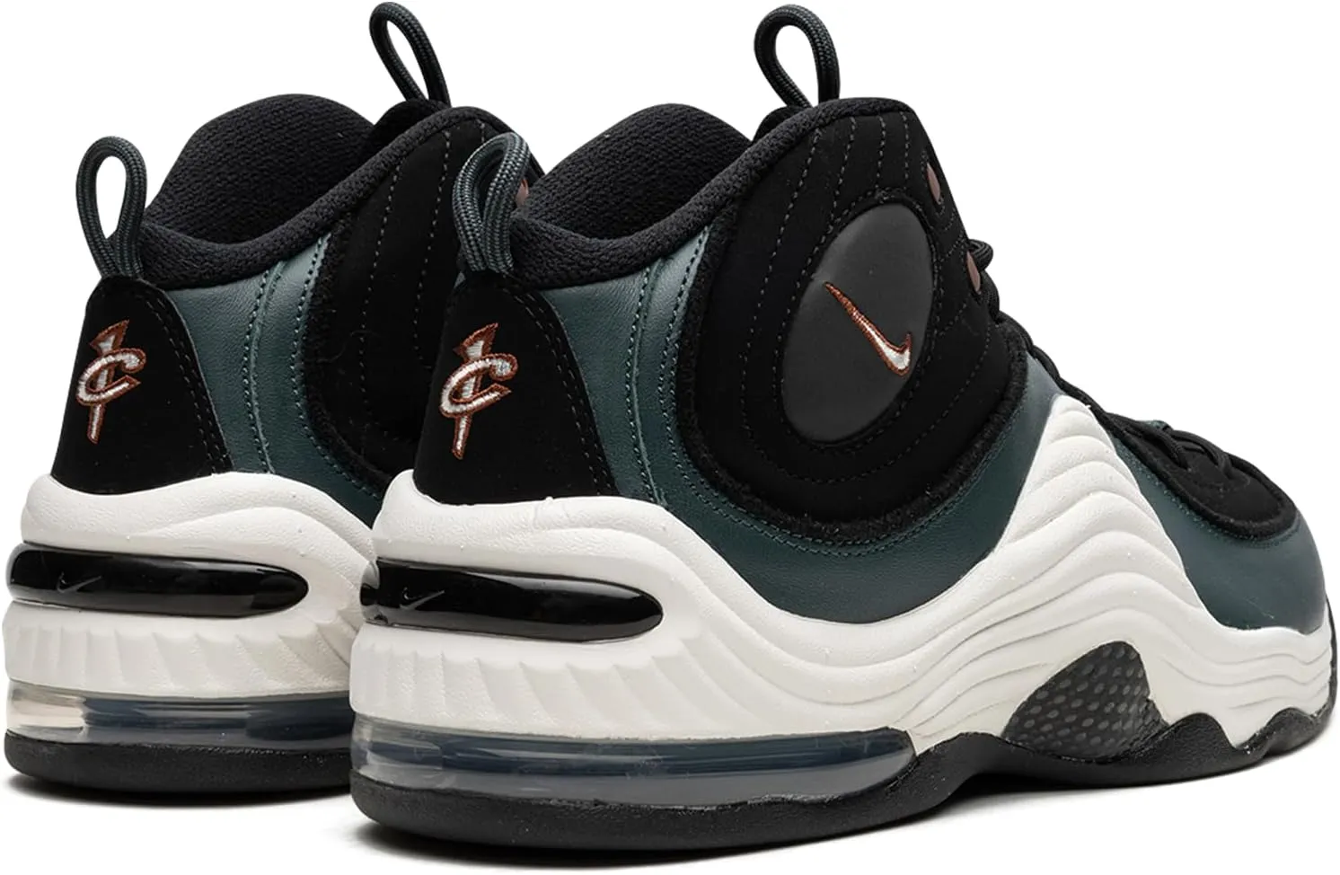 Nike Men's Air Penny 2 Sneaker - Black, 3.5