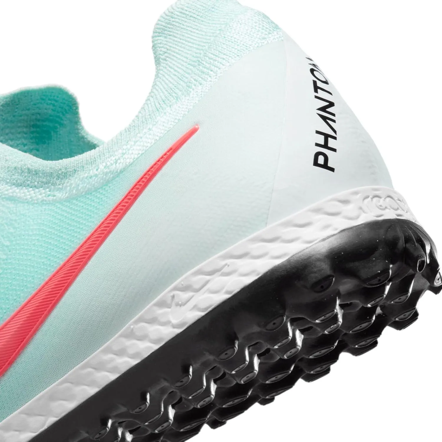 Nike Phantom GX 2 Pro TF Low-Top Soccer Shoes (FJ2583-300, Mint/Off Noir/Atomic Red)