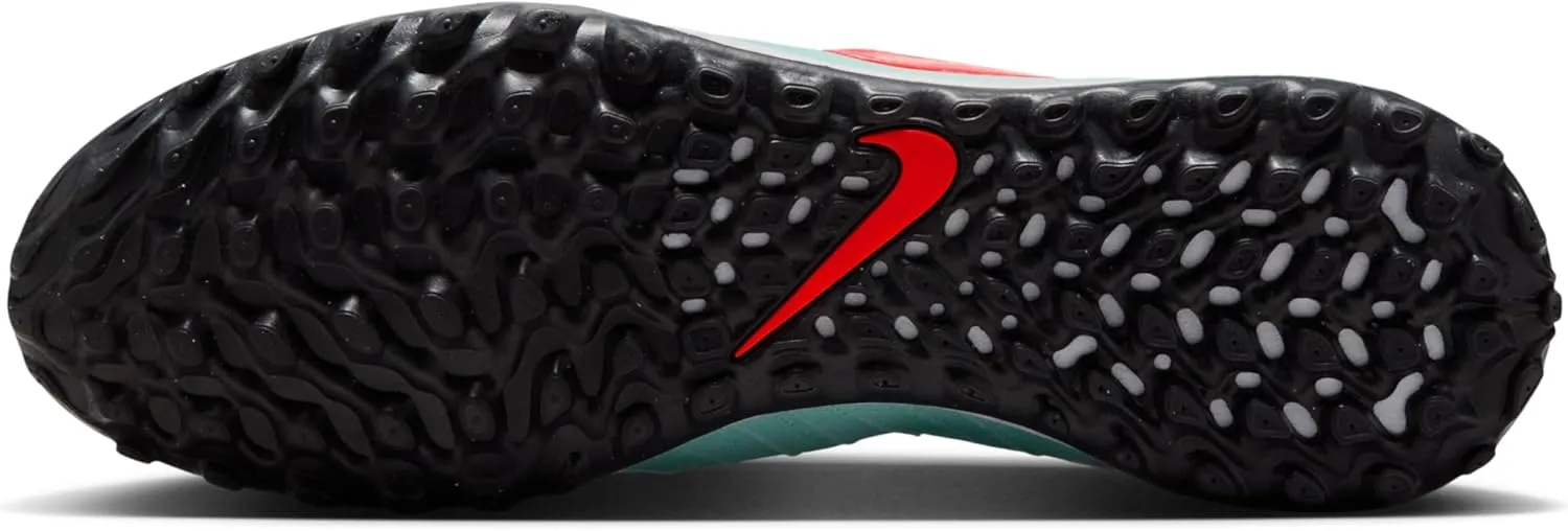 Nike Phantom GX 2 Pro TF Low-Top Soccer Shoes (FJ2583-300, Mint/Off Noir/Atomic Red)