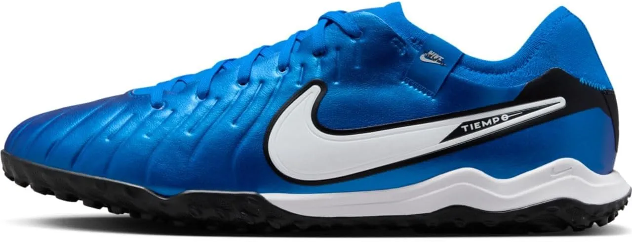 Nike Tiempo Legend 10 Pro Turf Low-Top Soccer Shoes (DV4336-400, Soar/White) Size 7.5