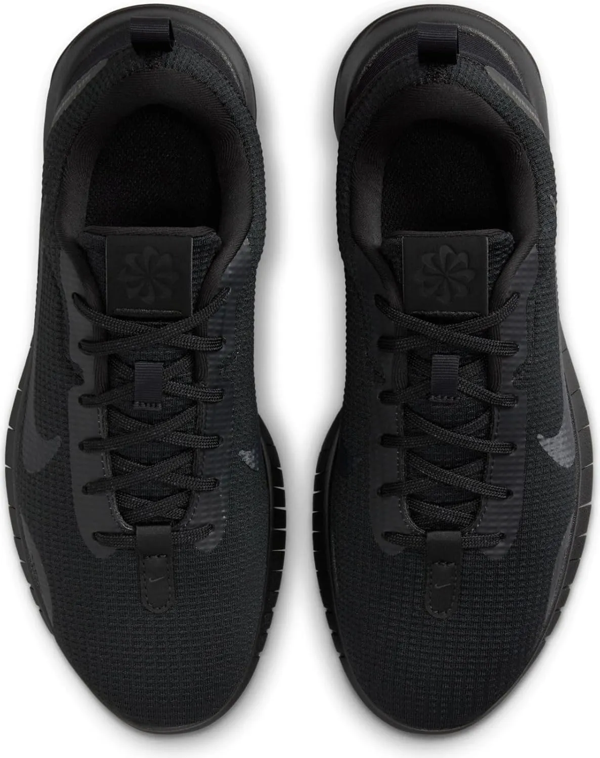Nike Women's Flex Experience 12 Road Running Shoes Sneaker, Black/White-Dark Smoke Grey, 8
