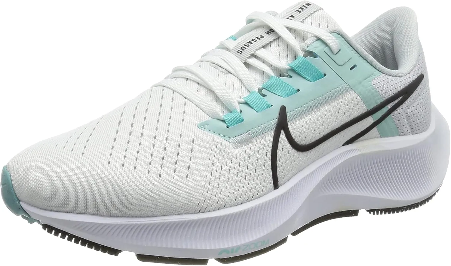 NIKE Women's Running Shoe, White Oil Grey Pure Platinum Aurora Green Lt Dew, 10.5