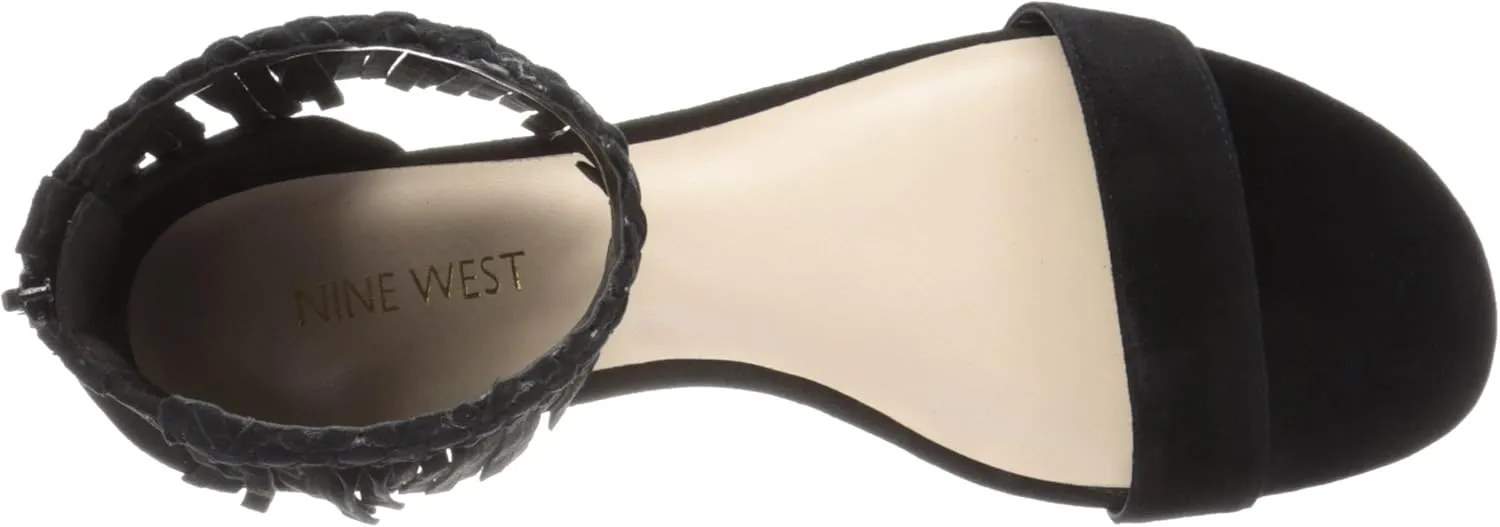 Nine West Womens Wanderlust Suede Dress Sandal