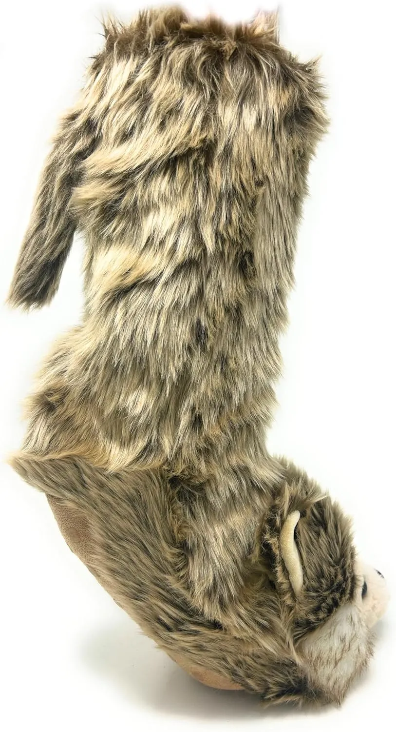 ooohyeah Womens Non Slip Fuzzy 3D Animal Slipper Socks, Funny Warm Cozy Fluffy Cute Indoor Slippers with Grippers