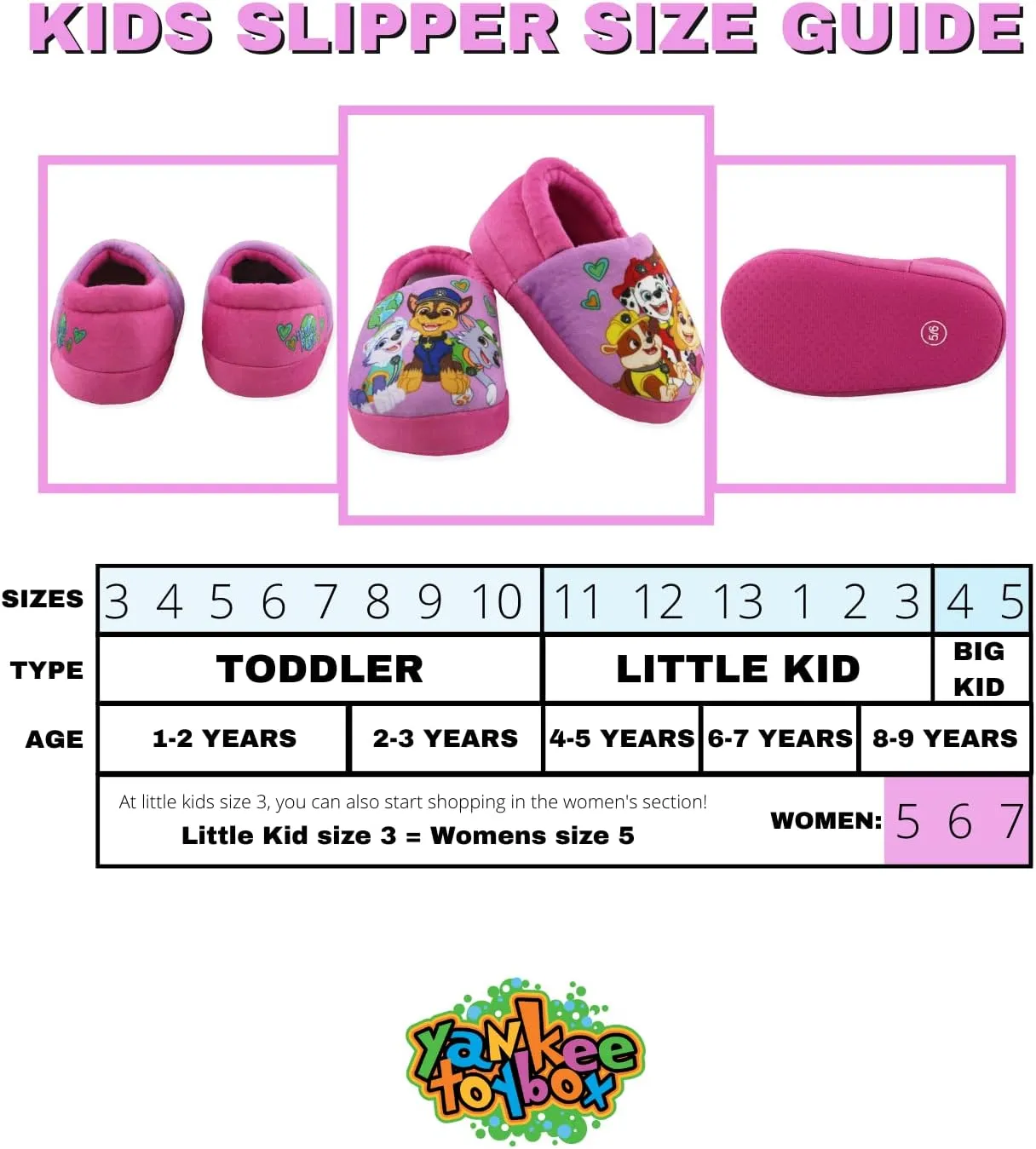 Paw Patrol Boys Girls Aline Slippers (Toddler/Little Kid)