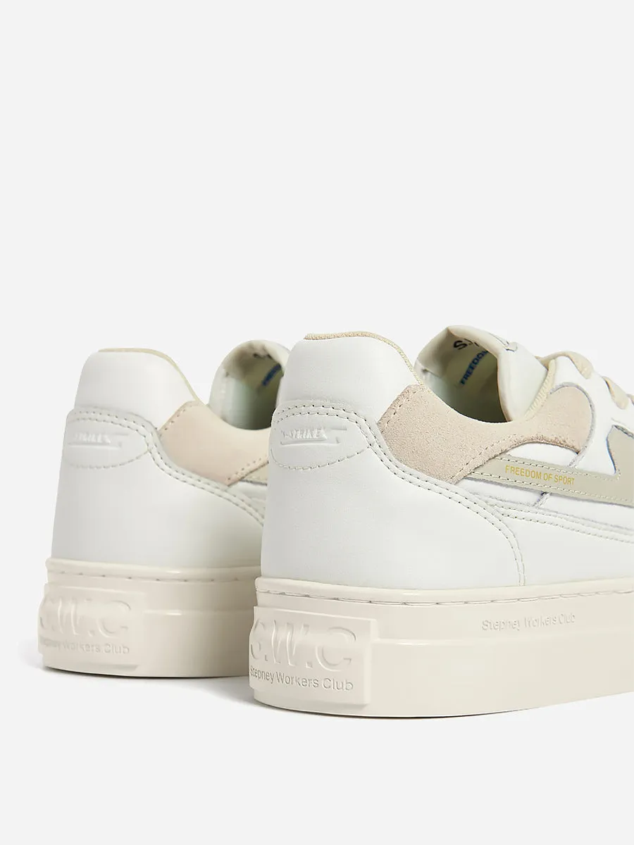 Pearl S-Strike Leather White/Creme