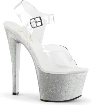 Pleaser Women's SKY308MG/C/B Platform dress Sandal