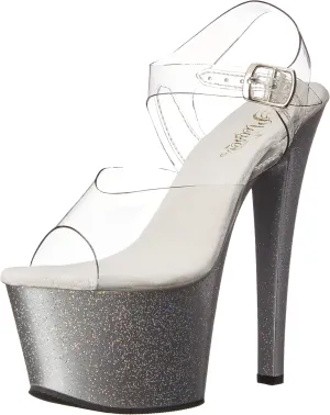 Pleaser Women's SKY308MG/C/B Platform dress Sandal
