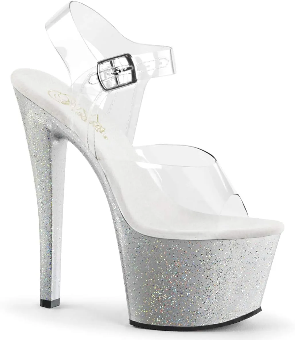 Pleaser Women's SKY308MG/C/B Platform dress Sandal