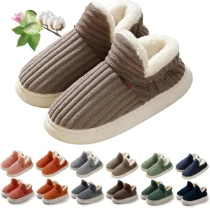 Pluffi-Pluffi Slipper Booties, Pluffi The Cozy Stylish Slipper, Winter Anti-Slip Fuzzy Warm Comfy Cloud Slippers Women Men