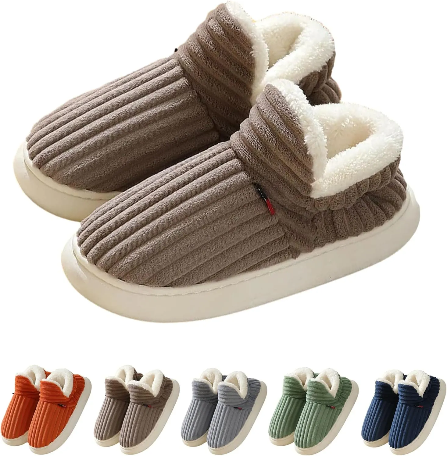 Pluffi the Cozy & Stylish Slipper, Winter Fur Fluffy Warm Snow Cloud Slippers Unisex