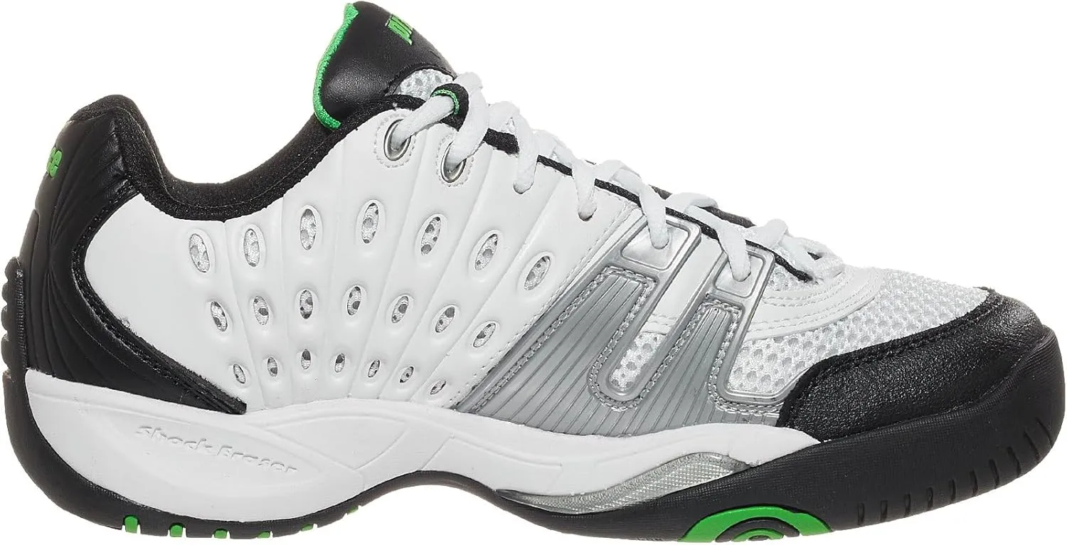Prince T22 White/Black/Green Men's Shoes