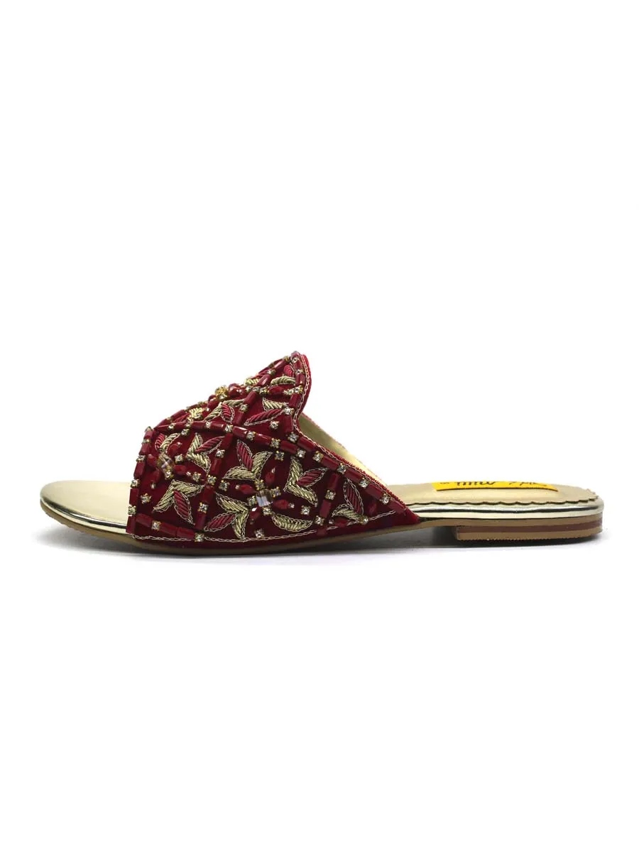 Red Fancy Slipper