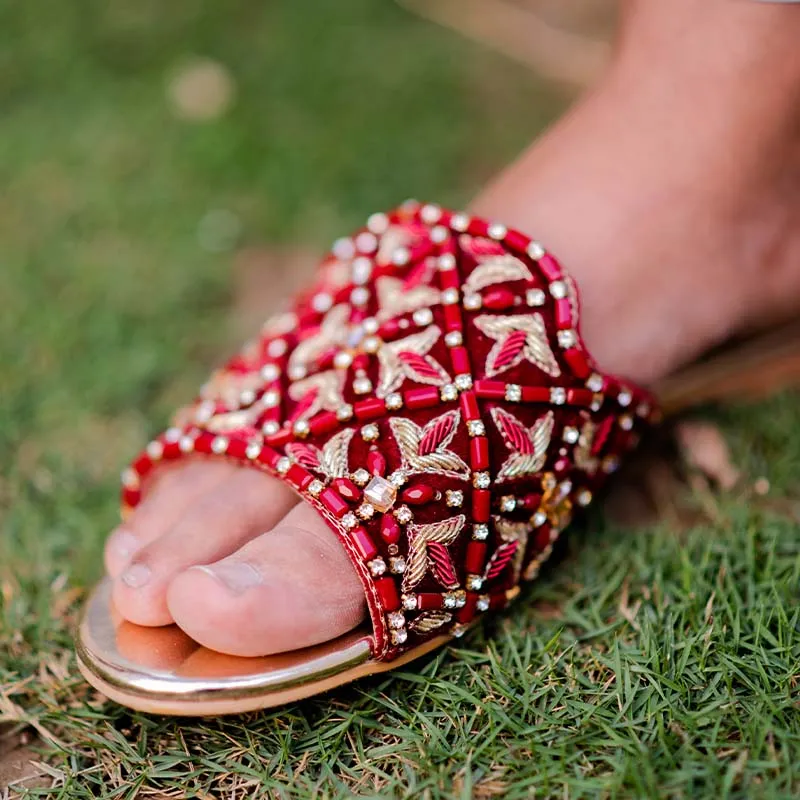 Red Fancy Slipper