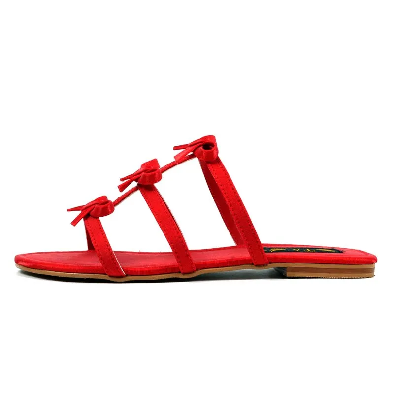Red Semi Casual Slipper