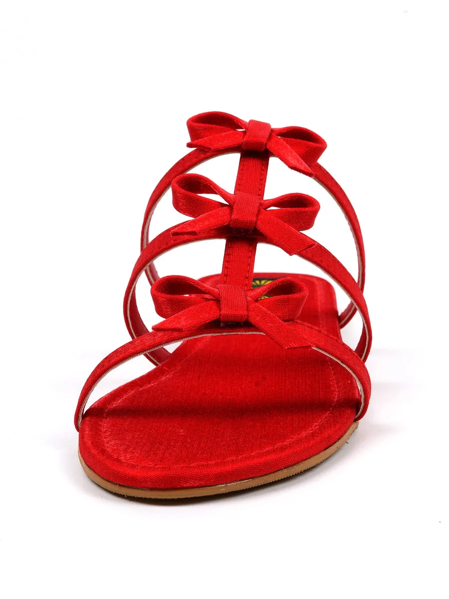 Red Semi Casual Slipper