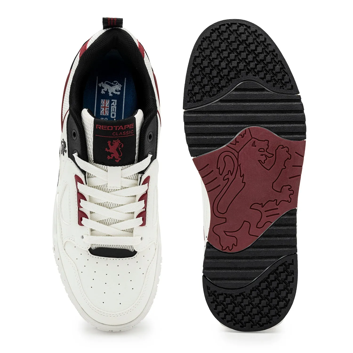 Red Tape Casual Sneaker Shoes for Men | Elegantly Rounded Front, Soothing Insole & Impact-Resistant Comfort