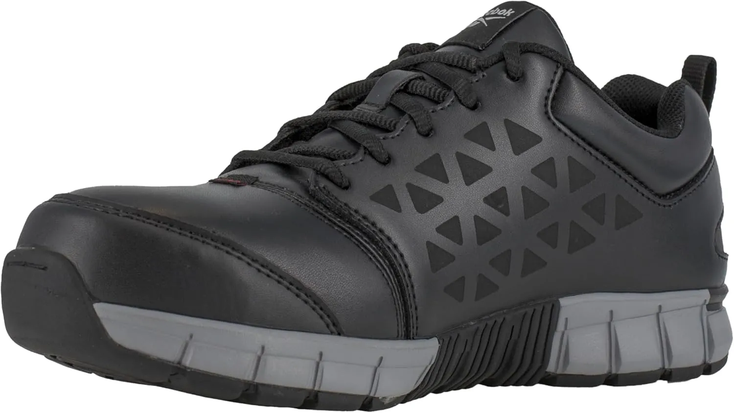 Reebok Work Men's Rb4049 Sublite Cushion Safety Athletic Work Alloy Toe Shoe Black