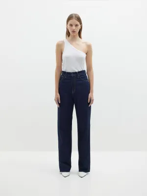 Rib Cutaway One Shoulder Tank