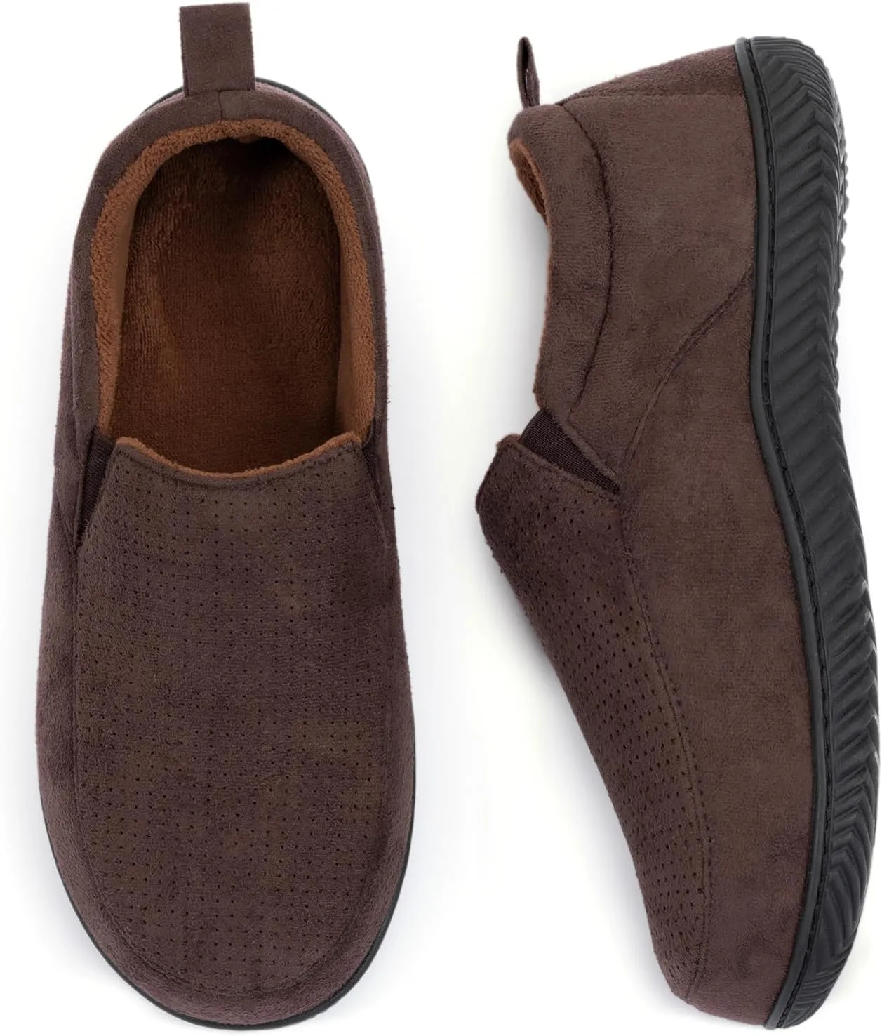 RockDove Men's Breathable Mesh Memory Foam Slipper with Nonslip Sole