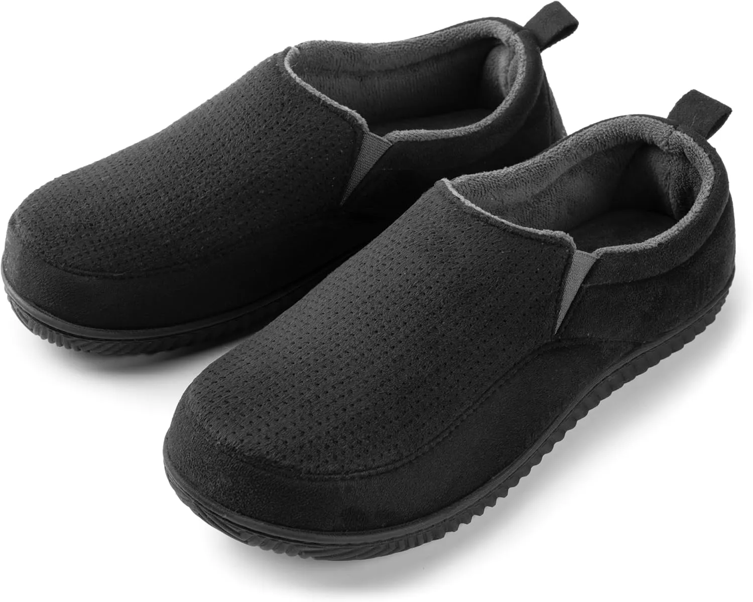 RockDove Men's Breathable Mesh Memory Foam Slipper with Nonslip Sole