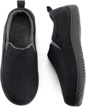RockDove Men's Breathable Mesh Memory Foam Slipper with Nonslip Sole