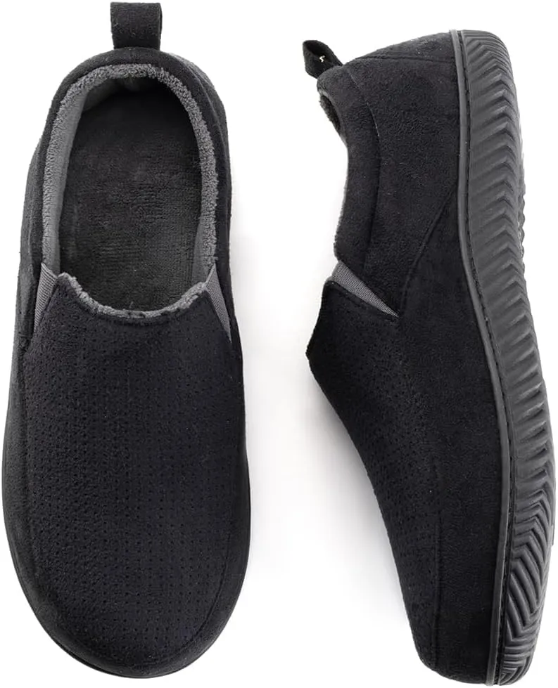 RockDove Men's Breathable Mesh Memory Foam Slipper with Nonslip Sole