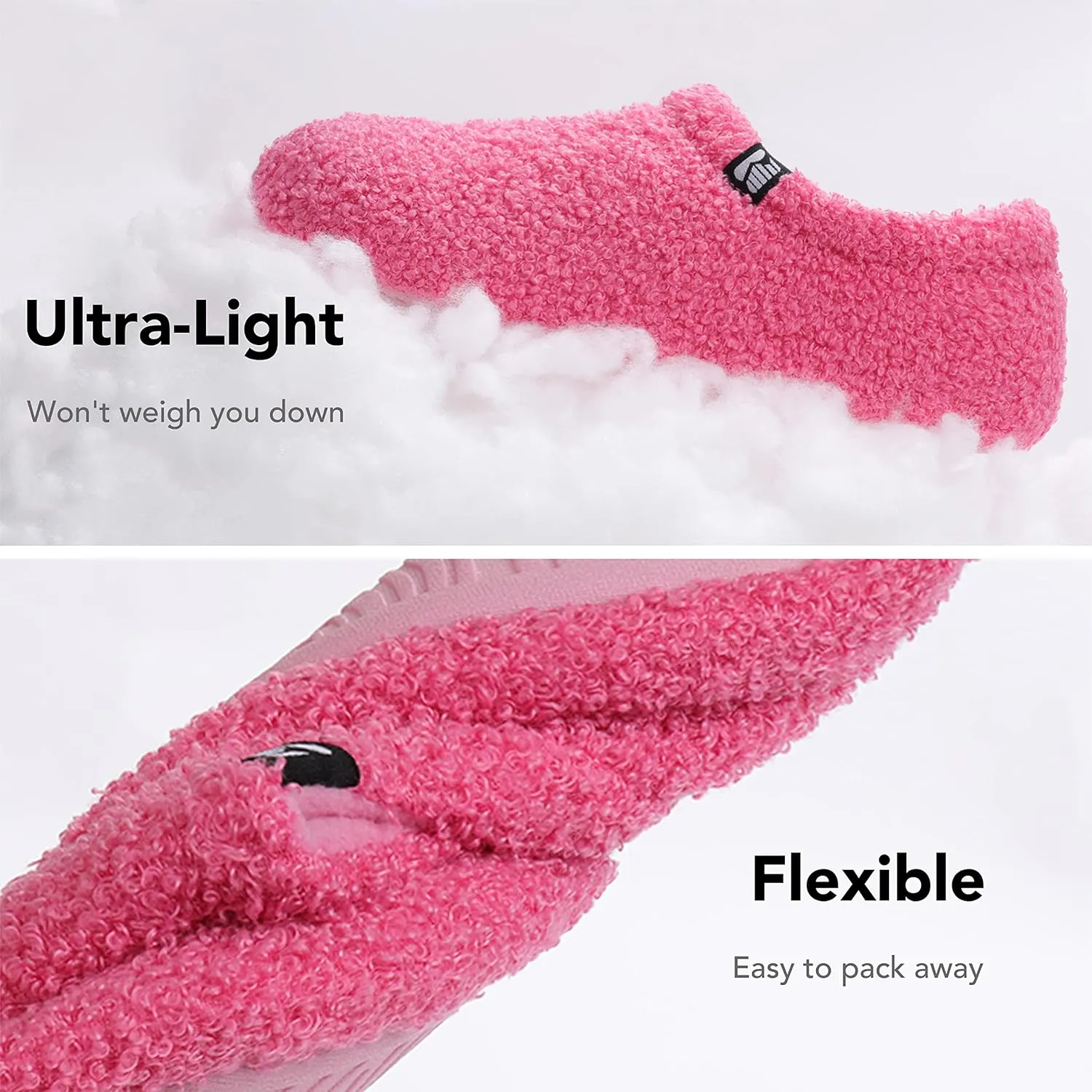 RockDove Women's Teddy Fleece Closed Back Indoor Slipper