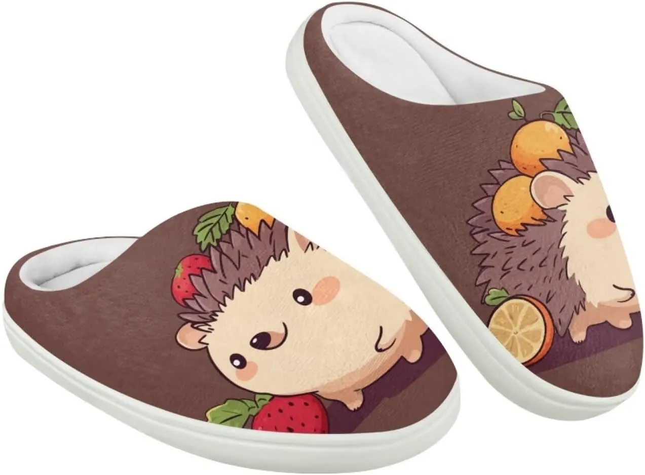 Room Slippers Winter Breathable Warm Slippers for Boys Girls Casual Lightweight Fluffy Slides for Garden Size 9-15 White Sole