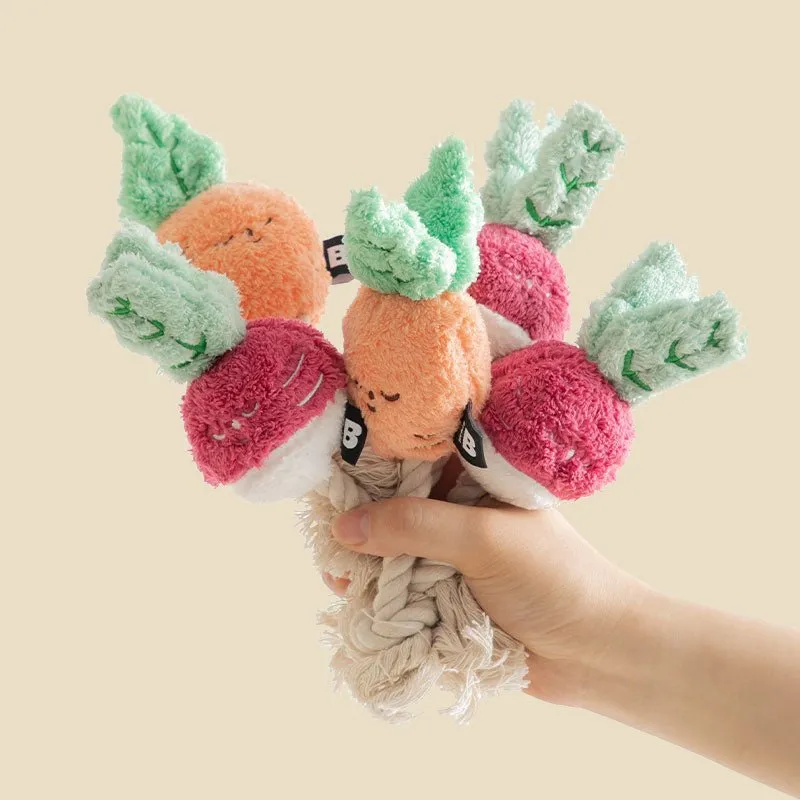 Root Vegetable Tug Toy (2 Designs)