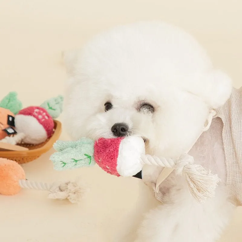 Root Vegetable Tug Toy (2 Designs)