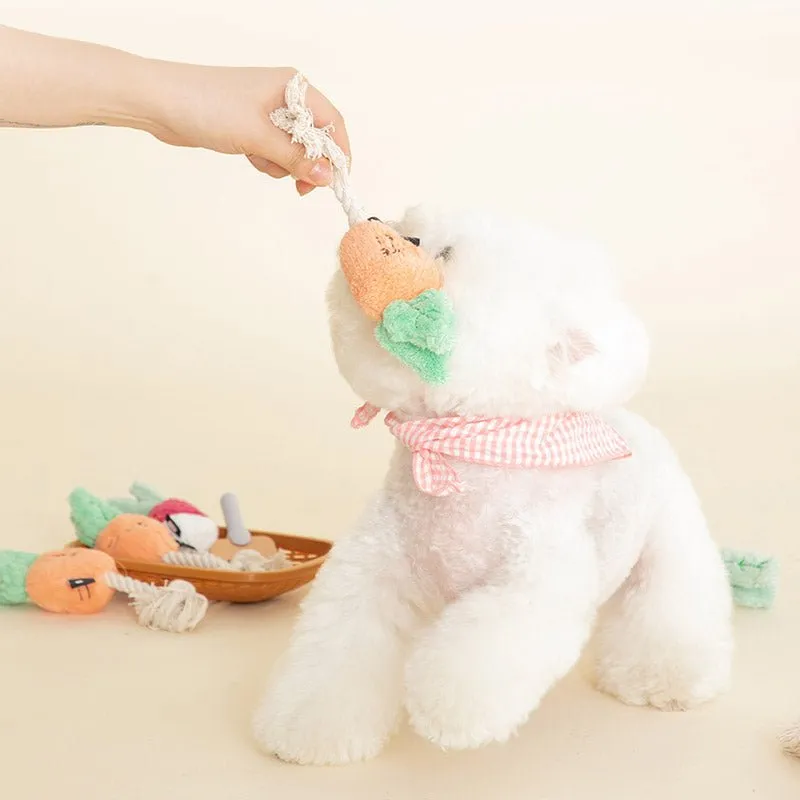 Root Vegetable Tug Toy (2 Designs)
