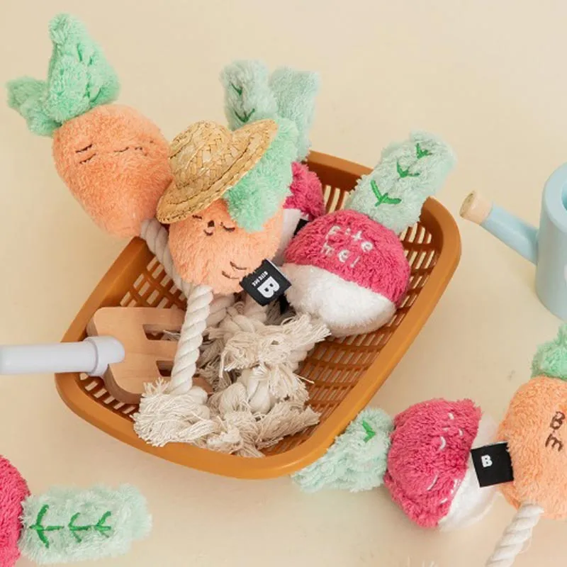 Root Vegetable Tug Toy (2 Designs)