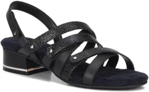 Ros Hommerson Breeze Women's Sandal, 12 B(M) US, Black-Pebble-Patent