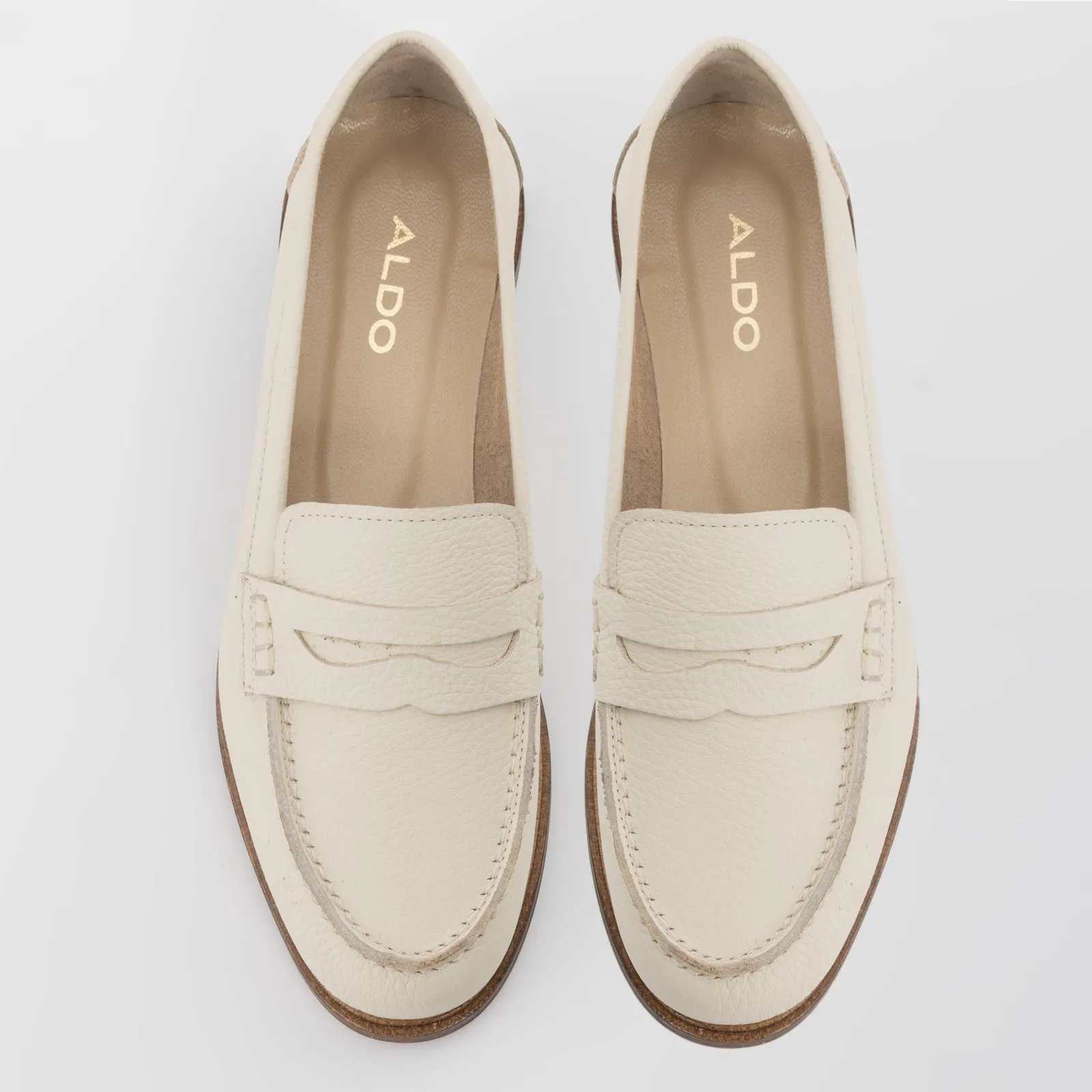 ROUEN-TR Kadın Ekru Loafer