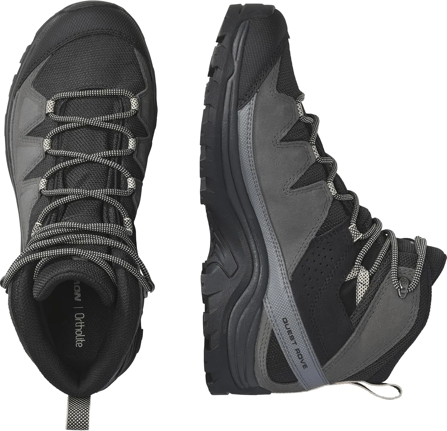 Salomon Women’s Quest Rove Gore-Tex, Waterproof Backpacking & Hiking Suede Leather Boots