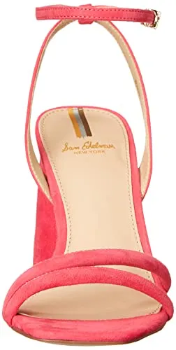 Sam Edelman Women's Kia Heeled Sandal Dahlia Pink 8.5 Medium