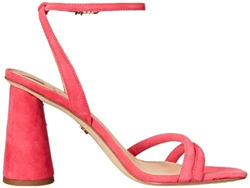 Sam Edelman Women's Kia Heeled Sandal Dahlia Pink 8.5 Medium